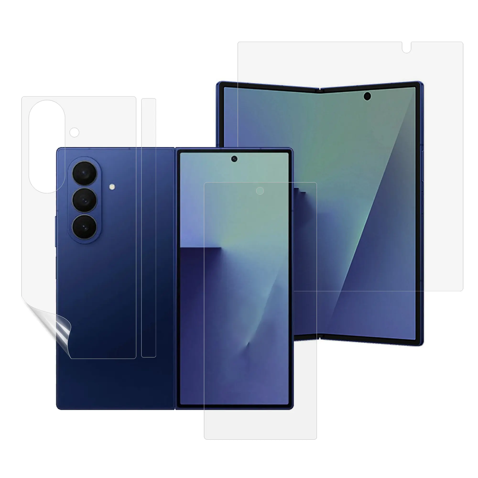 Skärmskydd Inner-, Ytterskärm & Baksida Samsung Galaxy Z Fold 8