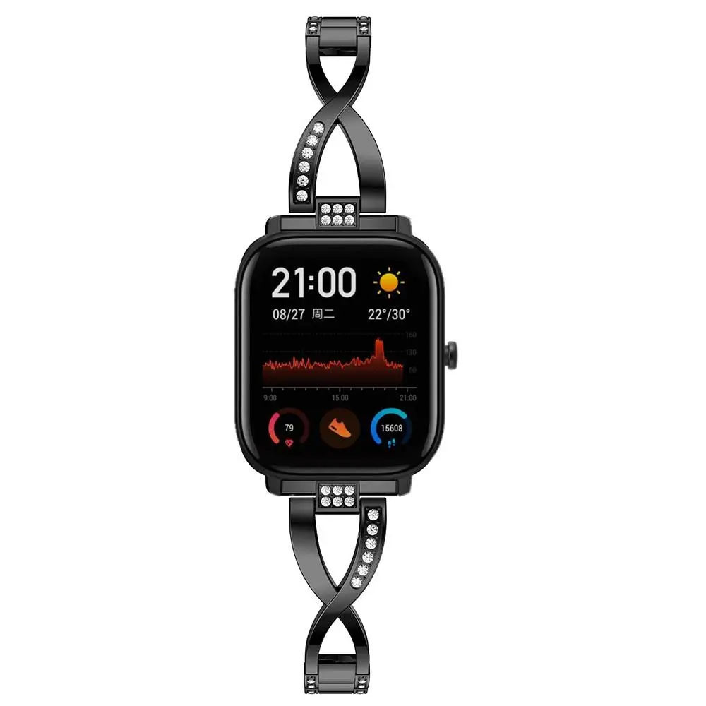 Crystal Bracelet Amazfit GTS/GTS 2 Svart
