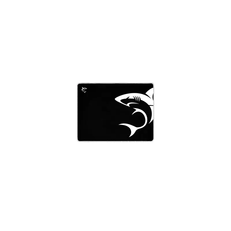 SHARK M Gamingmusmatta 320x250mm, Svart/vit