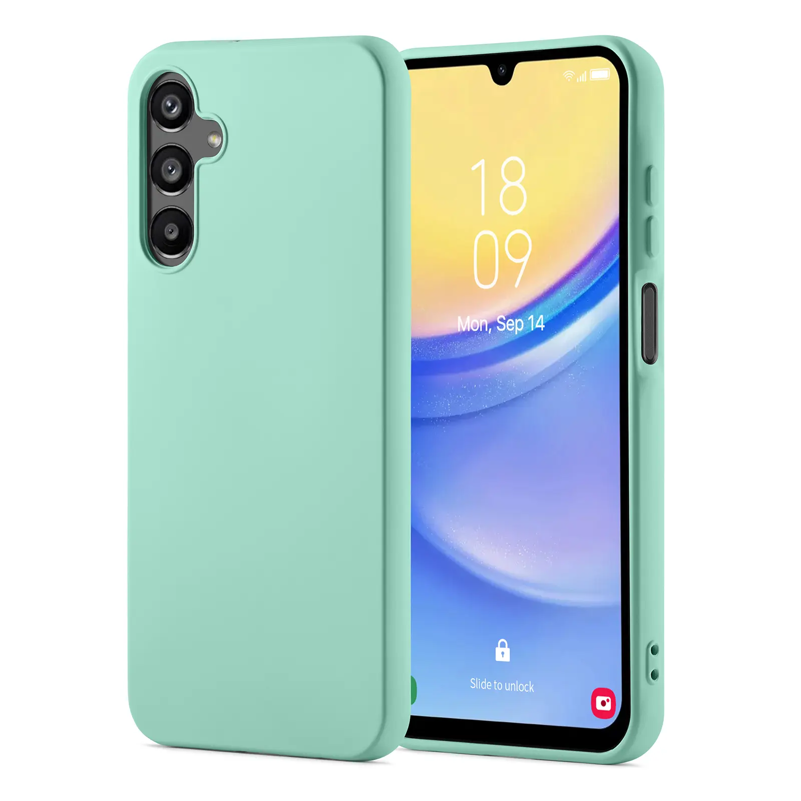 Samsung Galaxy A15 Mobilcover i TPU, Grøn