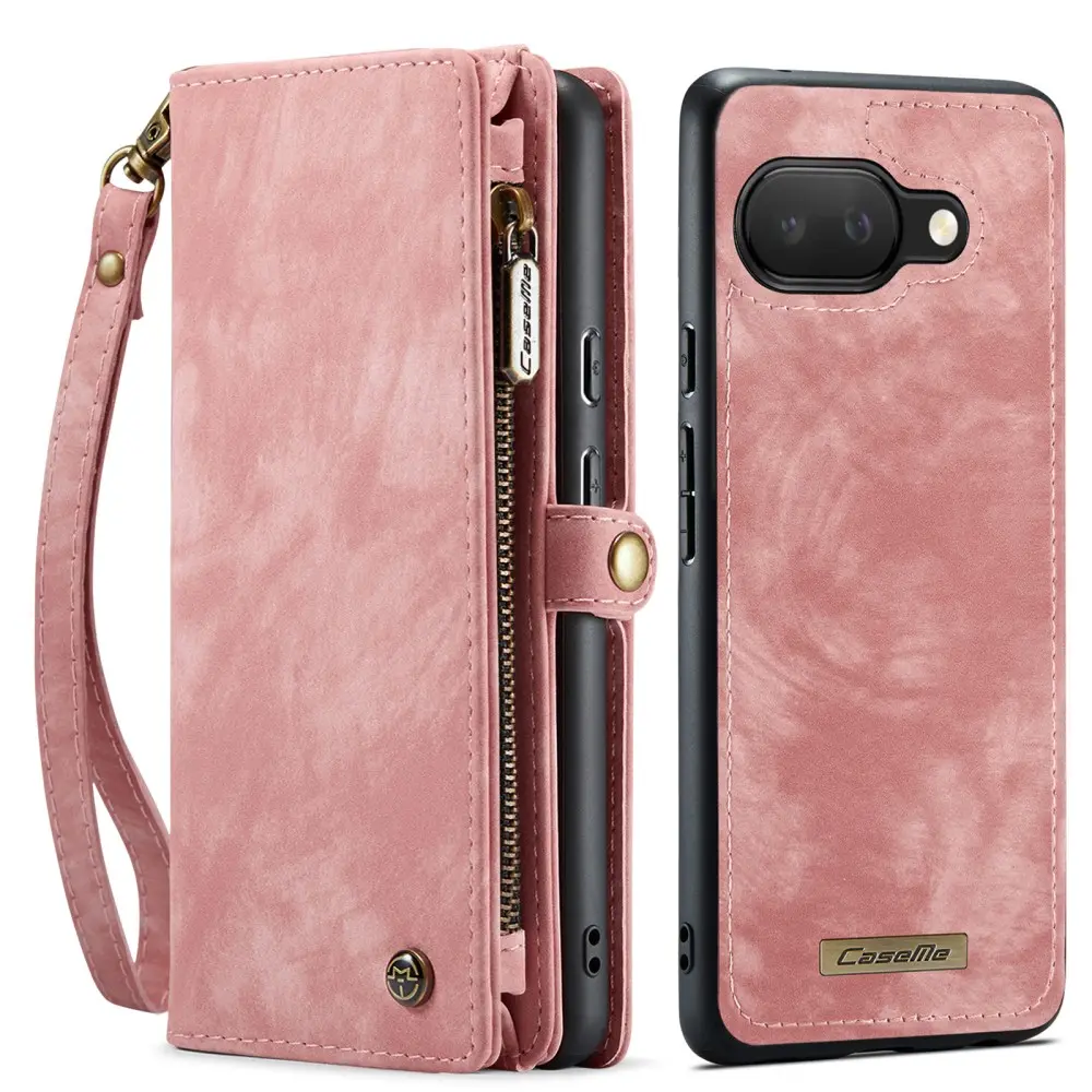 Multi-slot Plånboksfodral Google Pixel 9a Rosa