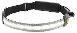 Genopladelig pandelampe 200 lumen, Sort