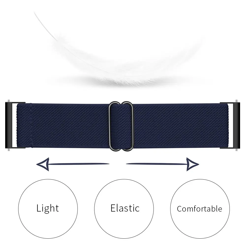 Elastiskt Nylonarmband Garmin Forerunner 170 Blå