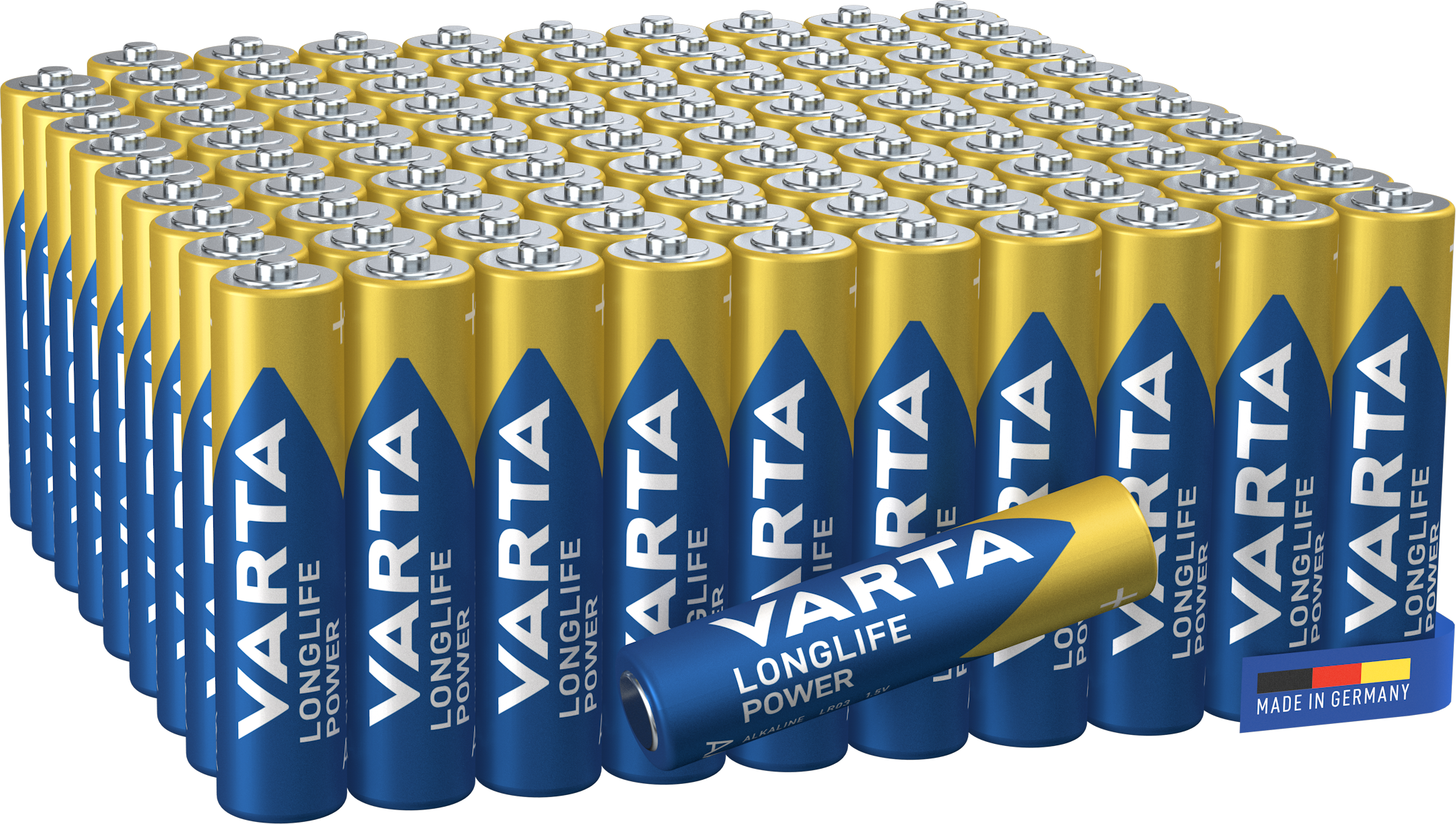 VARTA Longlife Power AAA-batteri LR03 1.5V (100-pack)