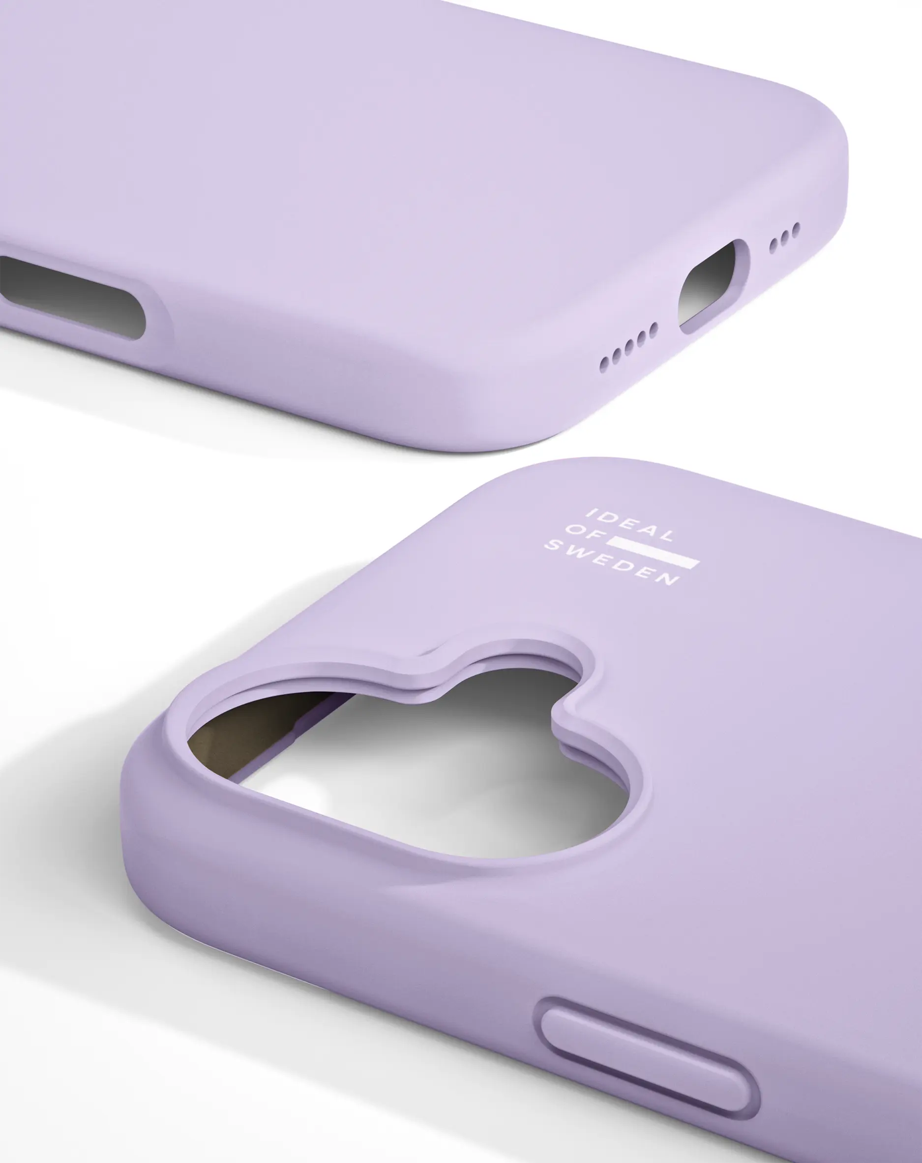 MagSafe Silicone Case iPhone 17 Lavender Milk