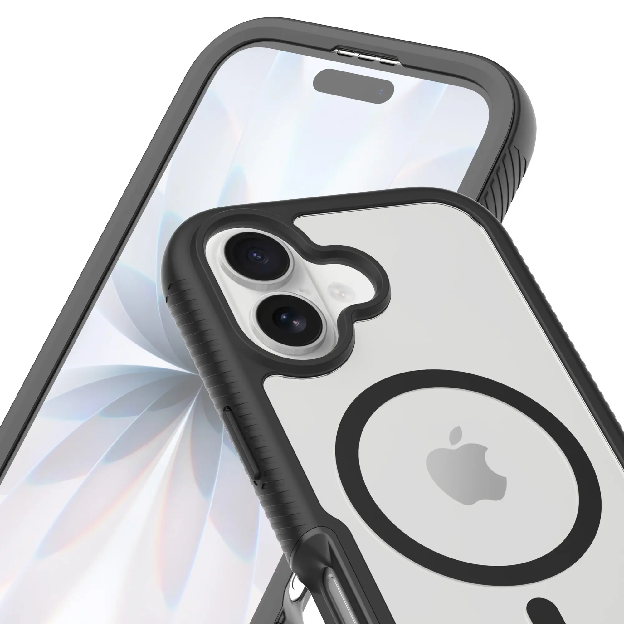 Full Protection Magnetic Case iPhone 17 Svart/transparent