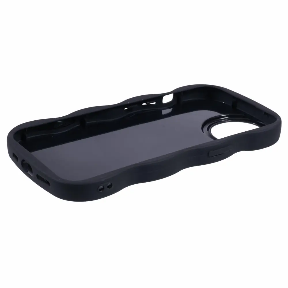 Wavy Edge TPU Skal iPhone 13 Svart