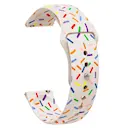 Rem af silikone til CMF by Nothing CMF Watch Pro 2 Hvid drysser