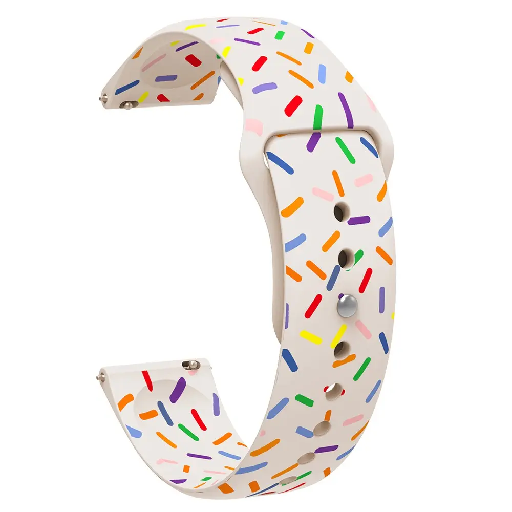 Rem af silikone til Xiaomi Watch S3 Hvid drysser