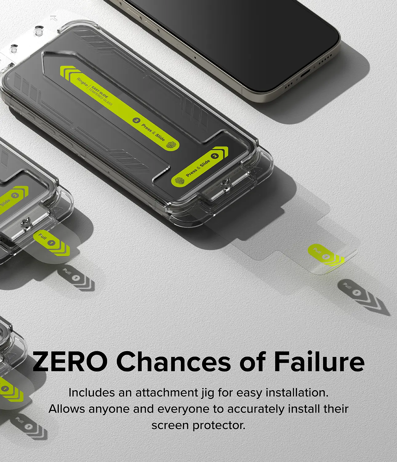 Easy Slide Glass (2-pack) iPhone 15 Pro