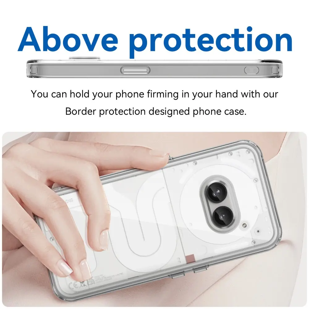 Hybridskal Nothing Phone 2a Genomskinlig