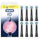 iO Gentle Care børstehoveder 8-pak, Sort