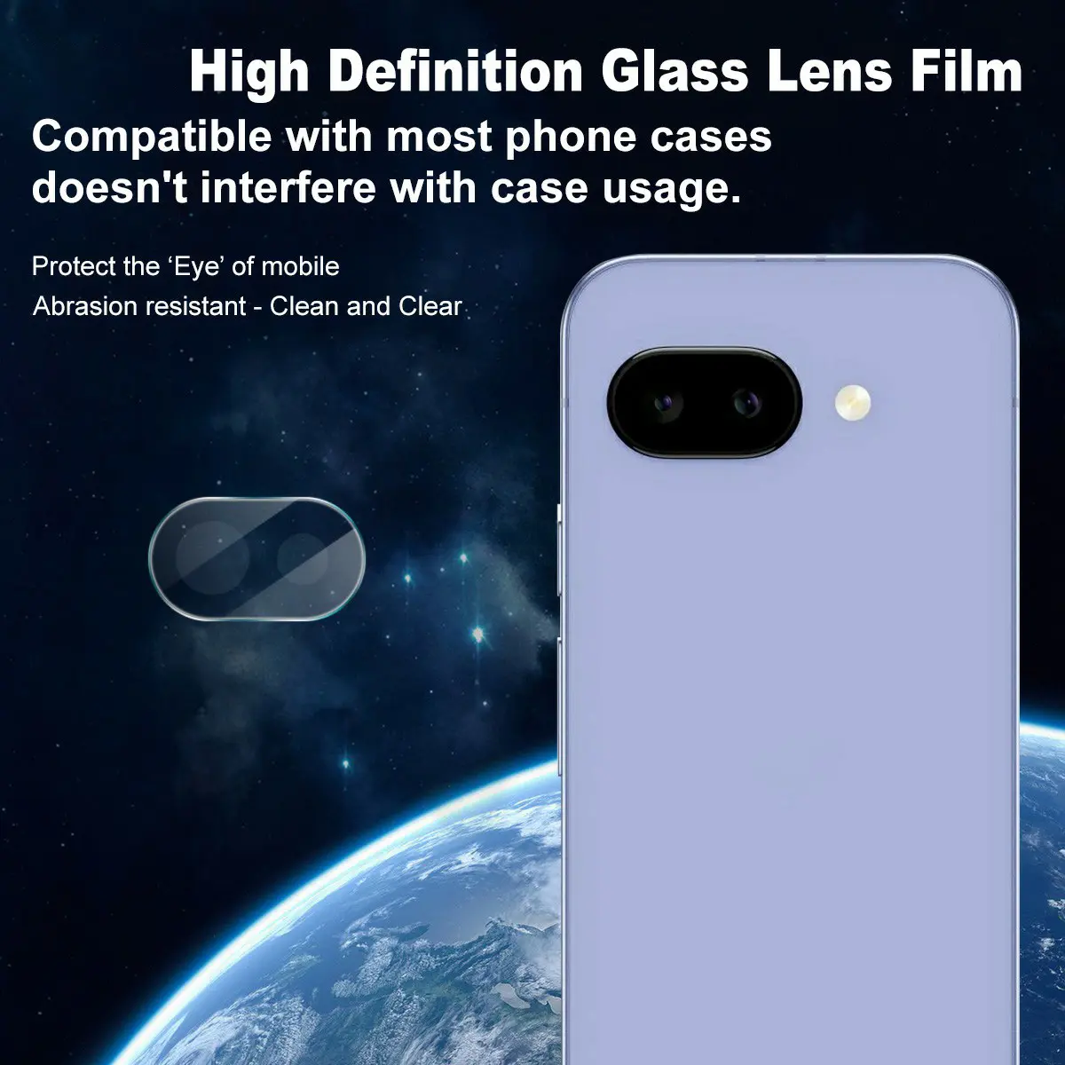 Härdat Glas 0.2mm Linsskydd Google Pixel 10a Genomskinlig