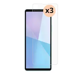 Sæt Sony Xperia 10 VI, 3-pack Hærdet Glas 0.3mm Skærmbeskytter
