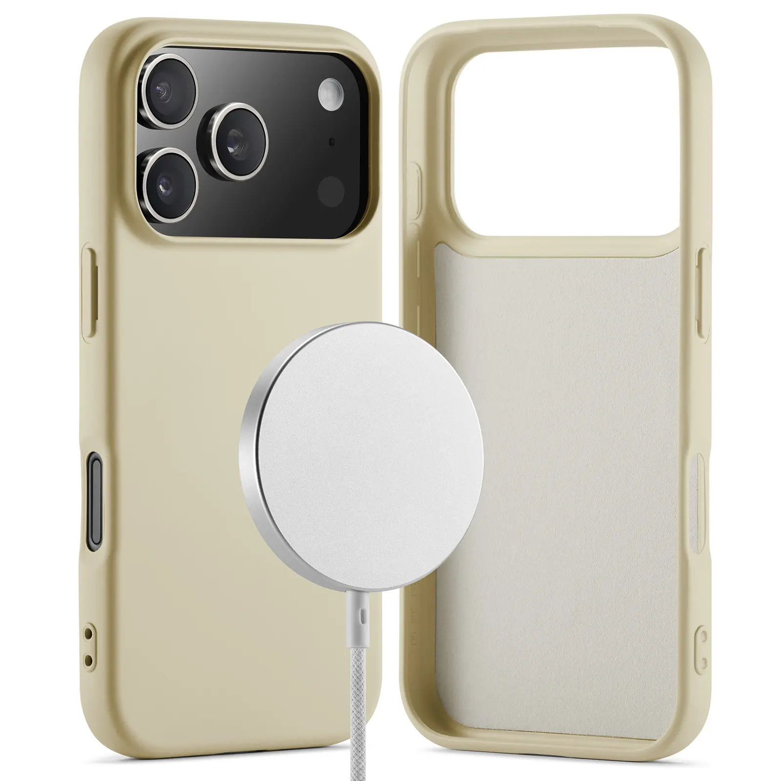 TPU Cover MagSafe iPhone 17 Pro Max Beige