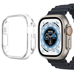 Apple Watch Ultra 49mm 3rd Gen Hårdt Cover, Gennemsigtig
