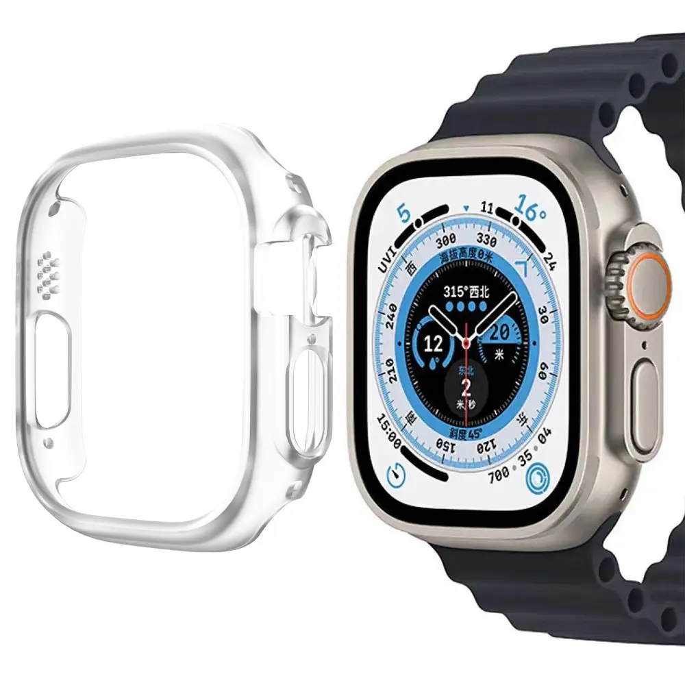 Apple Watch Ultra 49mm 2nd Gen Hårdt Cover, Gennemsigtig