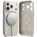 Silicone Magnetic Case iPhone 17 Pro Stone