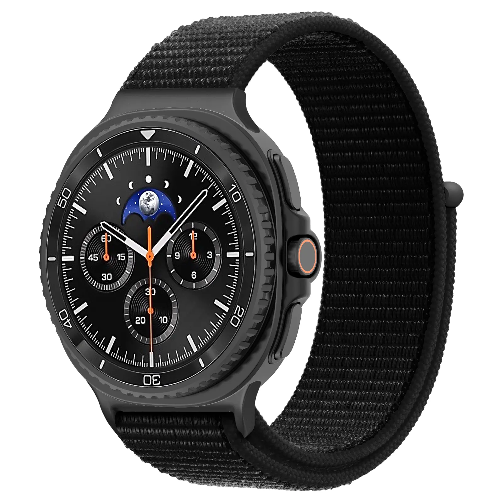 Nylonarmband Samsung Galaxy Watch 8 40mm Svart