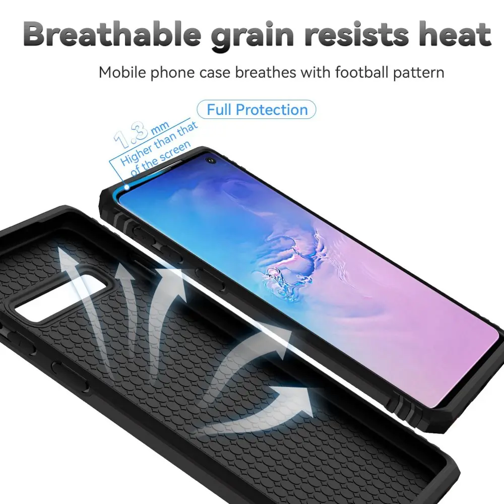 Hybridskal Ring + Kameraskydd Samsung Galaxy S10 Plus Svart