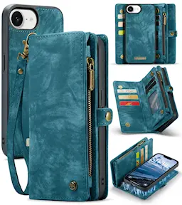 Multi-slot Mobiltaske iPhone 17e Blå