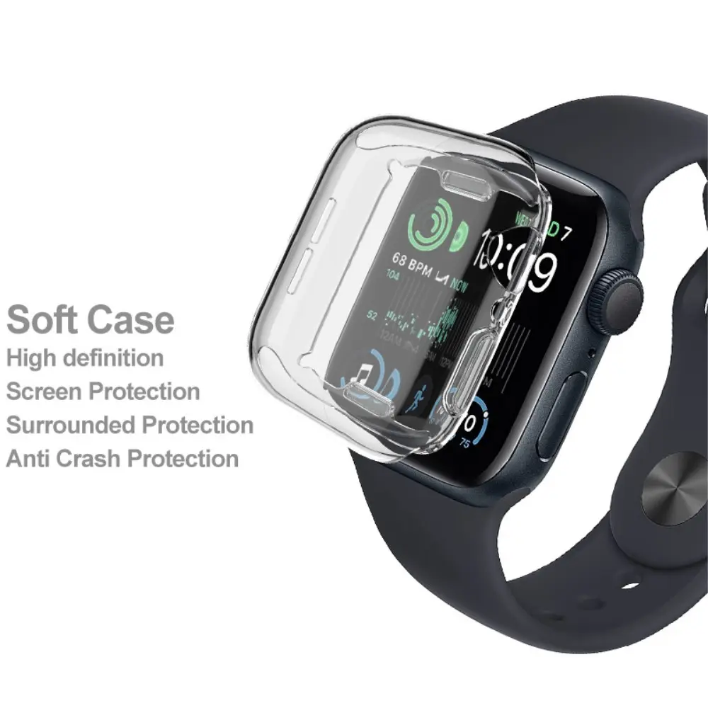 TPU Case Apple Watch SE 3 44mm Crystal Clear