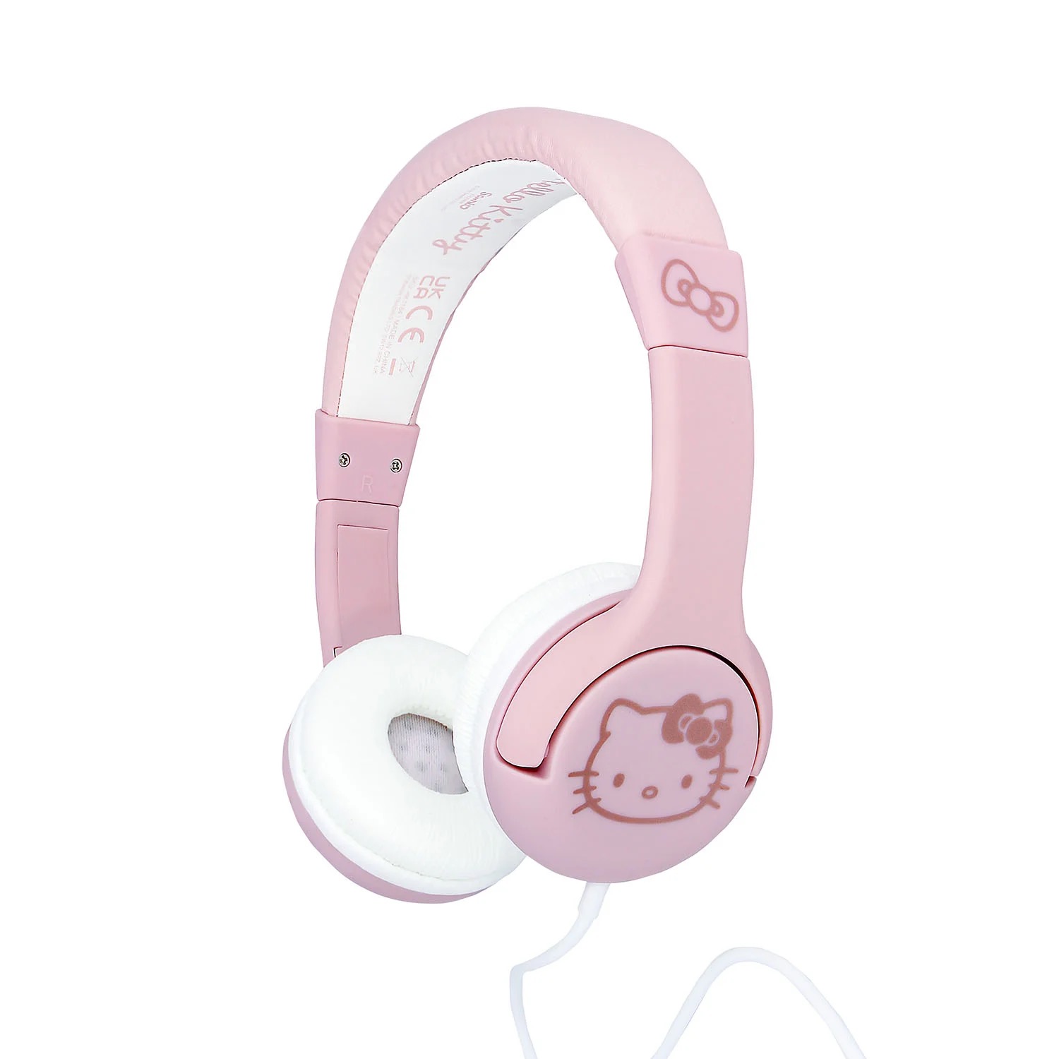 Trådbundna On-Ear barnhörlurar, Hello Kitty