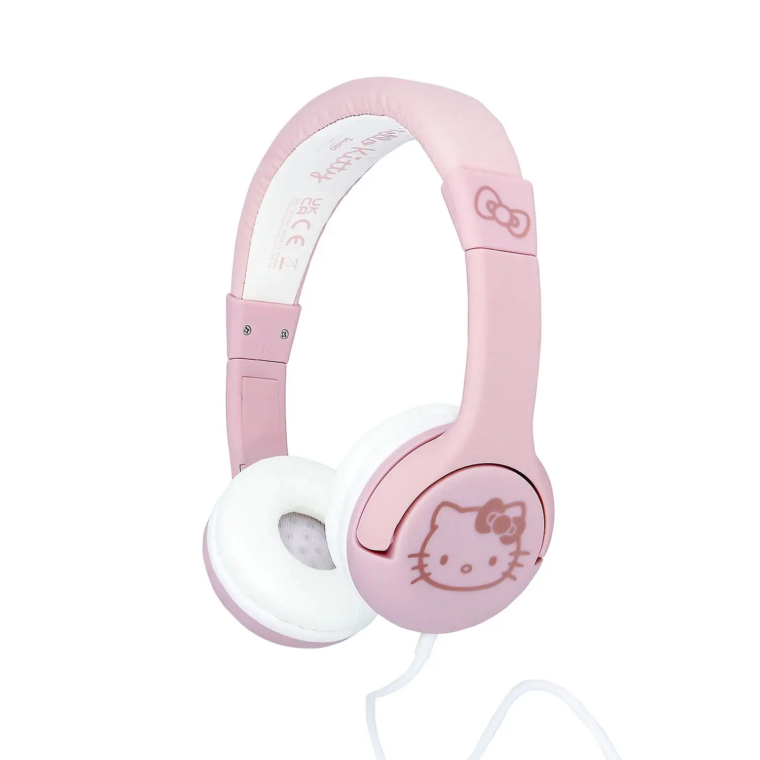Trådbundna On-Ear barnhörlurar, Hello Kitty