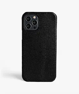 Kuori iPhone 12 Pro Max Lizard Musta