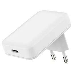 Vinklet lader USB-C 30W, Hvit