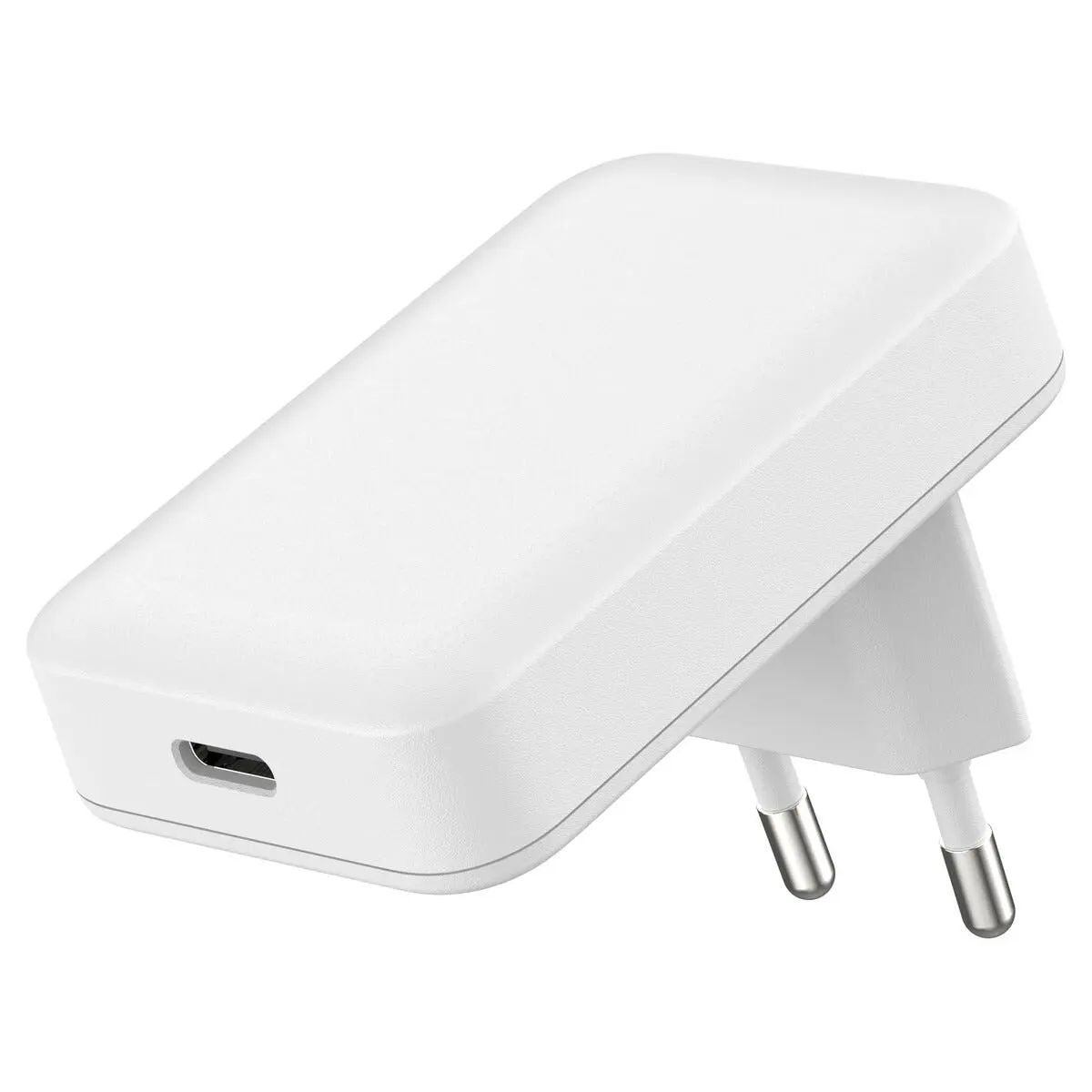 USB-C Vinklet oplader 30W Hvid