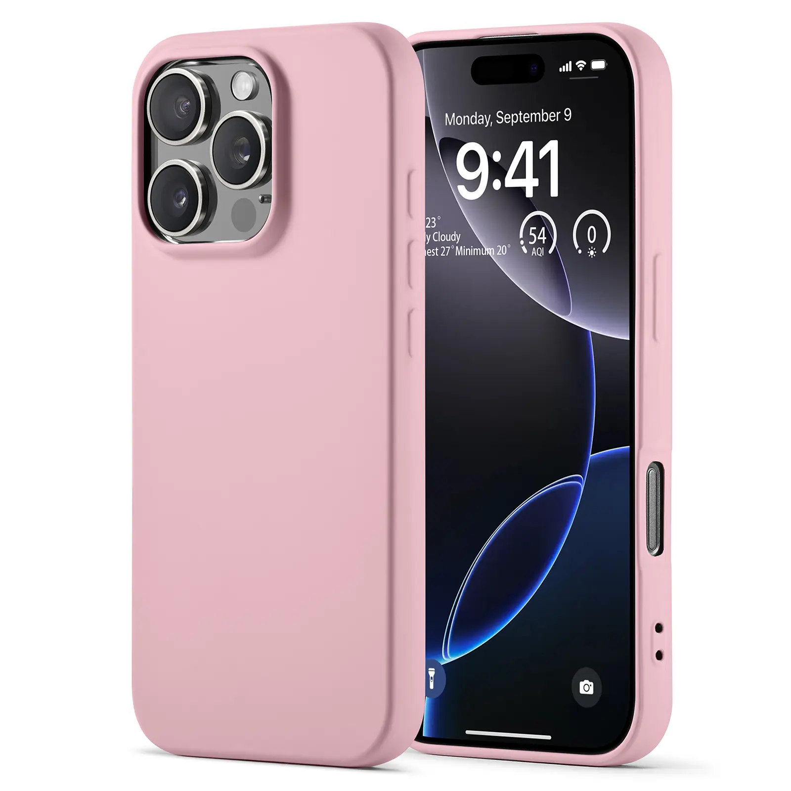 TPU Deksel iPhone 16 Pro Lys rosa