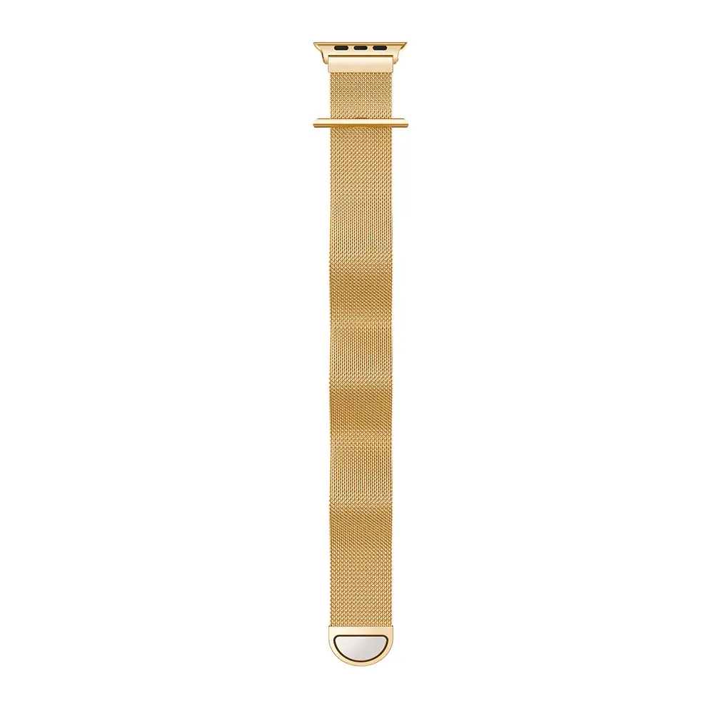 Armband Milanese Apple Watch Series 12 43mm Guld