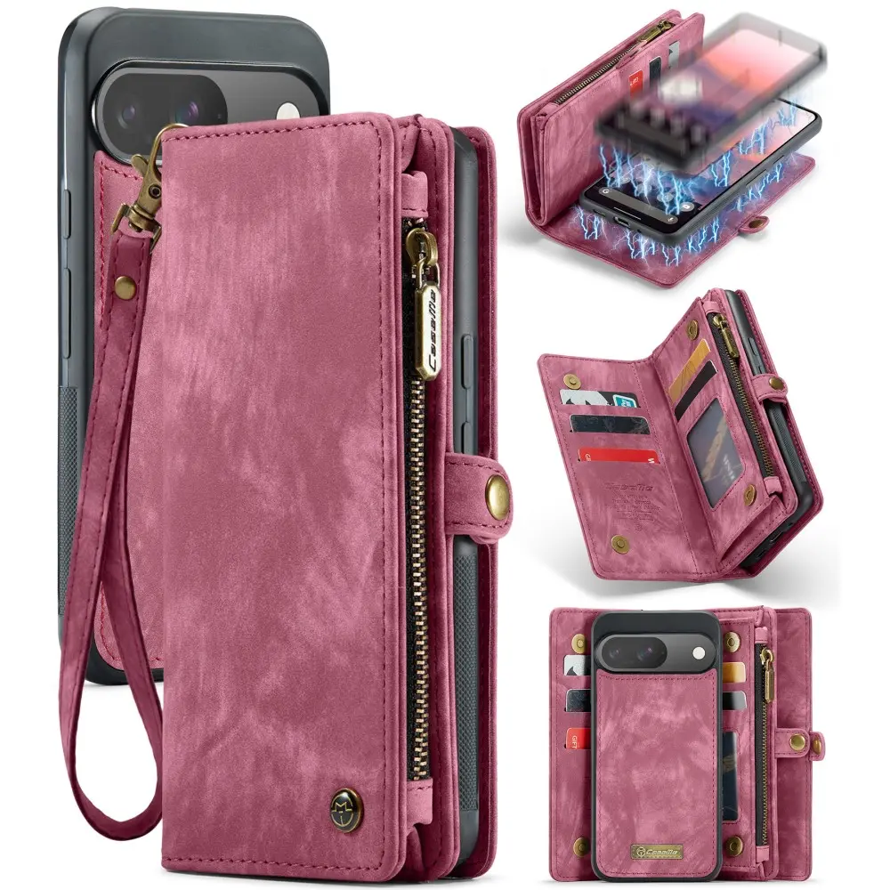 Multi-slot Mobiltaske Google Pixel 9 Rød