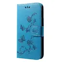 Samsung Galaxy S10e Mobiletui med sommerfugle, Blå
