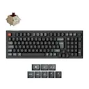 V5 Ultra 8K Trådløst gamingtastatur Tri-Mode Hot Swap POM, Brown