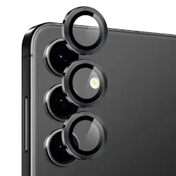 Linsebeskytter Hærdet Glas Aluminium Samsung Galaxy S25 FE Sort