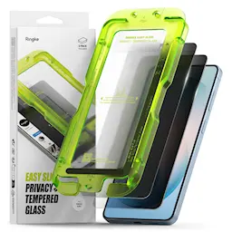 Samsung Galaxy S26 Plus Anti-spy Skärmskydd i glas med monteringsram (2-pack)