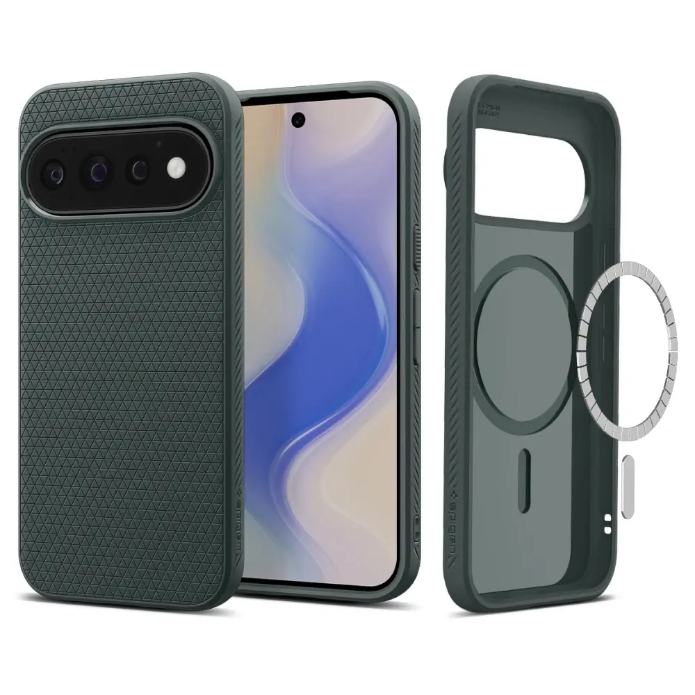 Google Pixel 11 Pro XL Case Liquid Air MagSafe Abyss Green