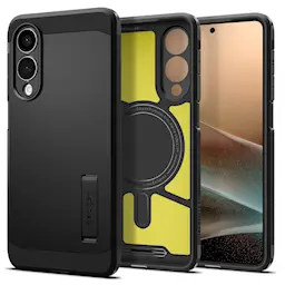 Samsung Galaxy S25 Edge Case Tough Armor MagSafe Black