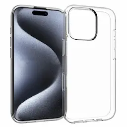 iPhone 16 Pro Tyndt TPU-cover, Gennemsigtig