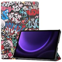 Kotelo Tri-fold Samsung Galaxy Tab S9 FE Graffiti