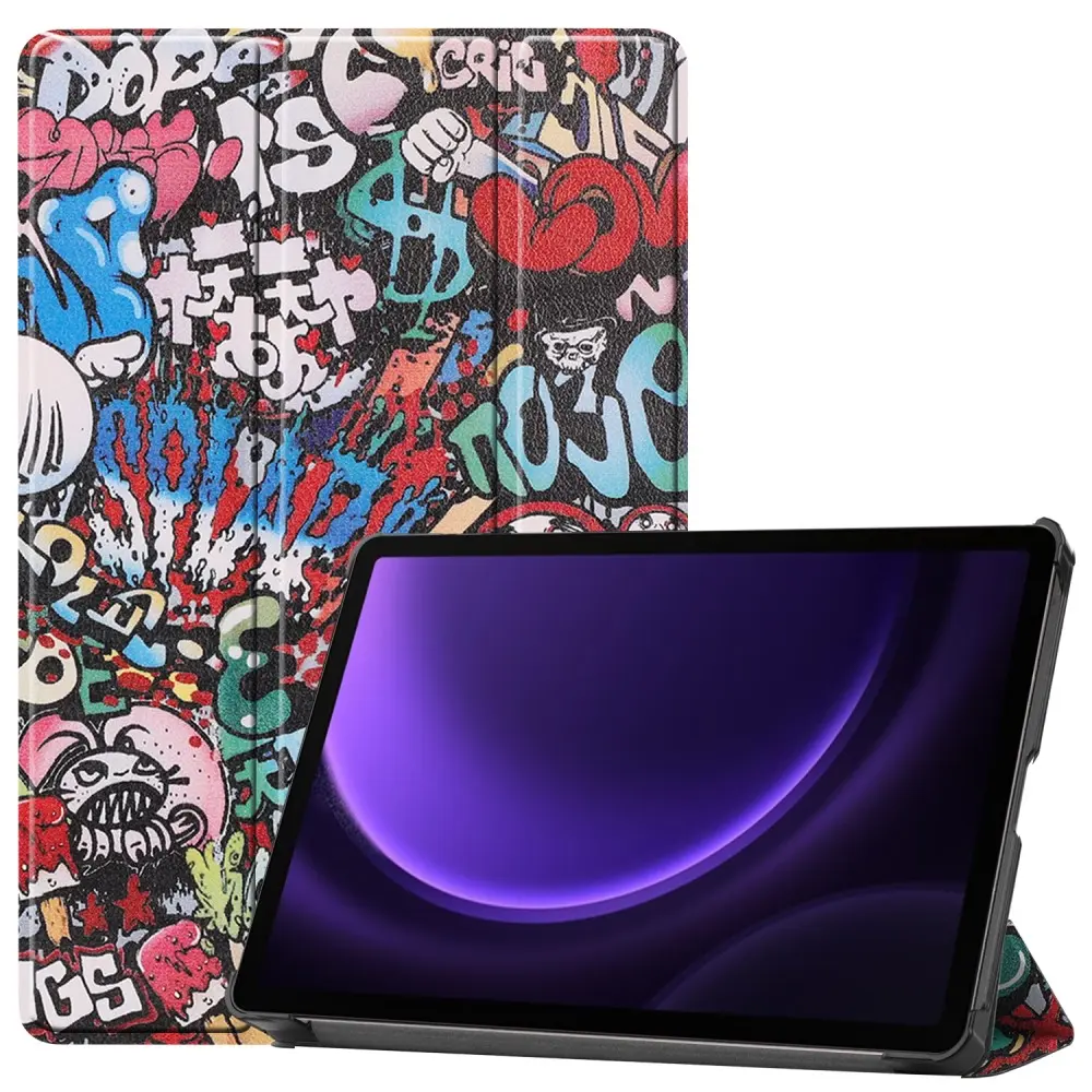 Etui Tri-fold Samsung Galaxy Tab S10 FE Graffiti