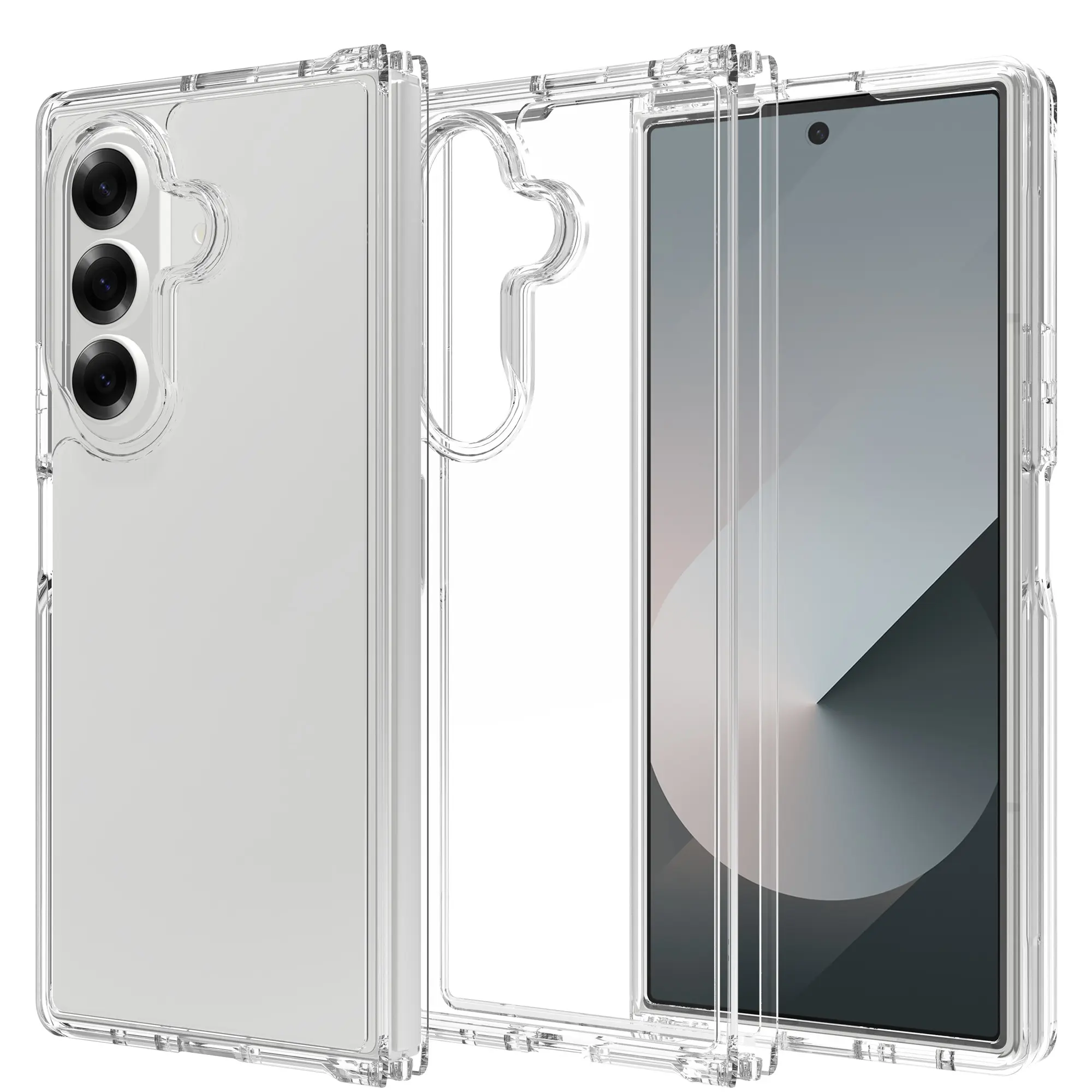 Hybridcover Samsung Galaxy Z Fold 7 gennemsigtig