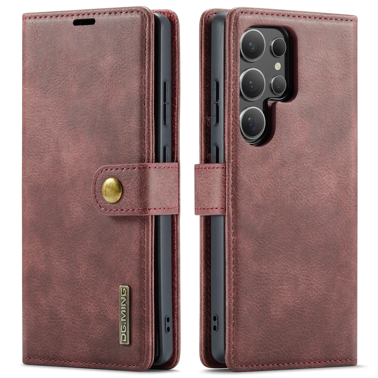 Magnet Wallet Samsung Galaxy S25 Ultra Red