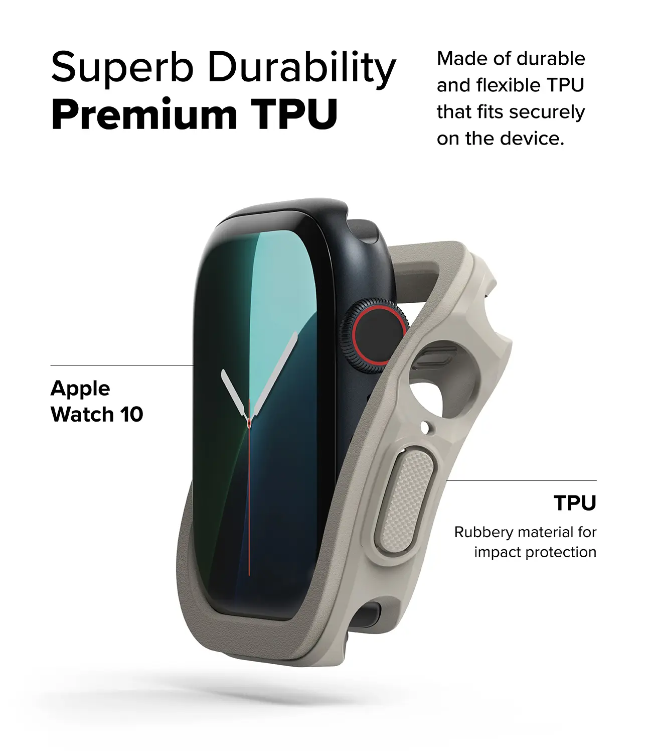 Air Sports Case Apple Watch Series 11 46mm Warm Gray