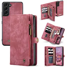 Multi-slot Suojakotelo Samsung Galaxy S22 Punainen