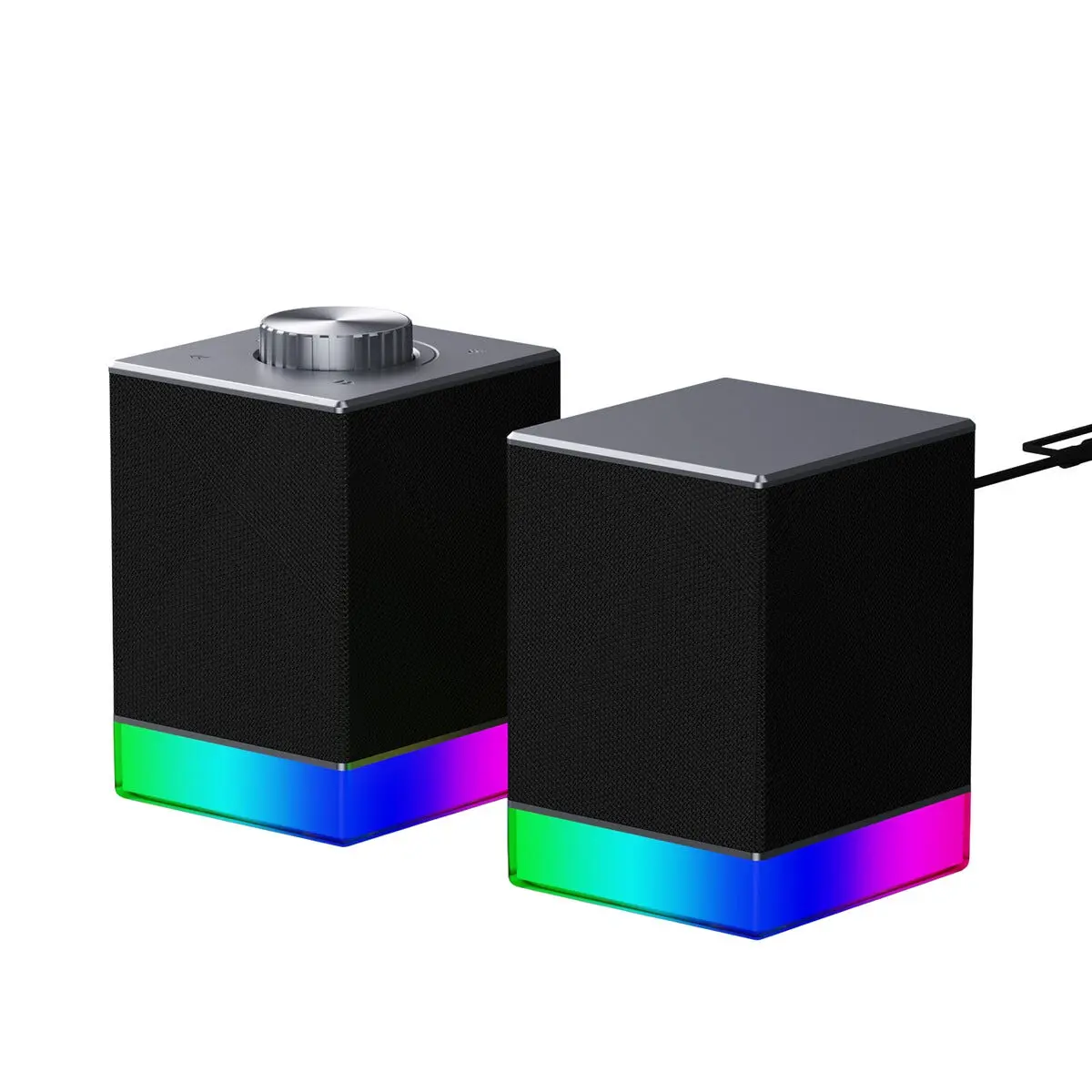 2 x 5W RGB-pelika kaiuttimet, Musta