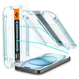 iPhone 15 Screen Protector GLAS.tR EZ Fit (2-pack)