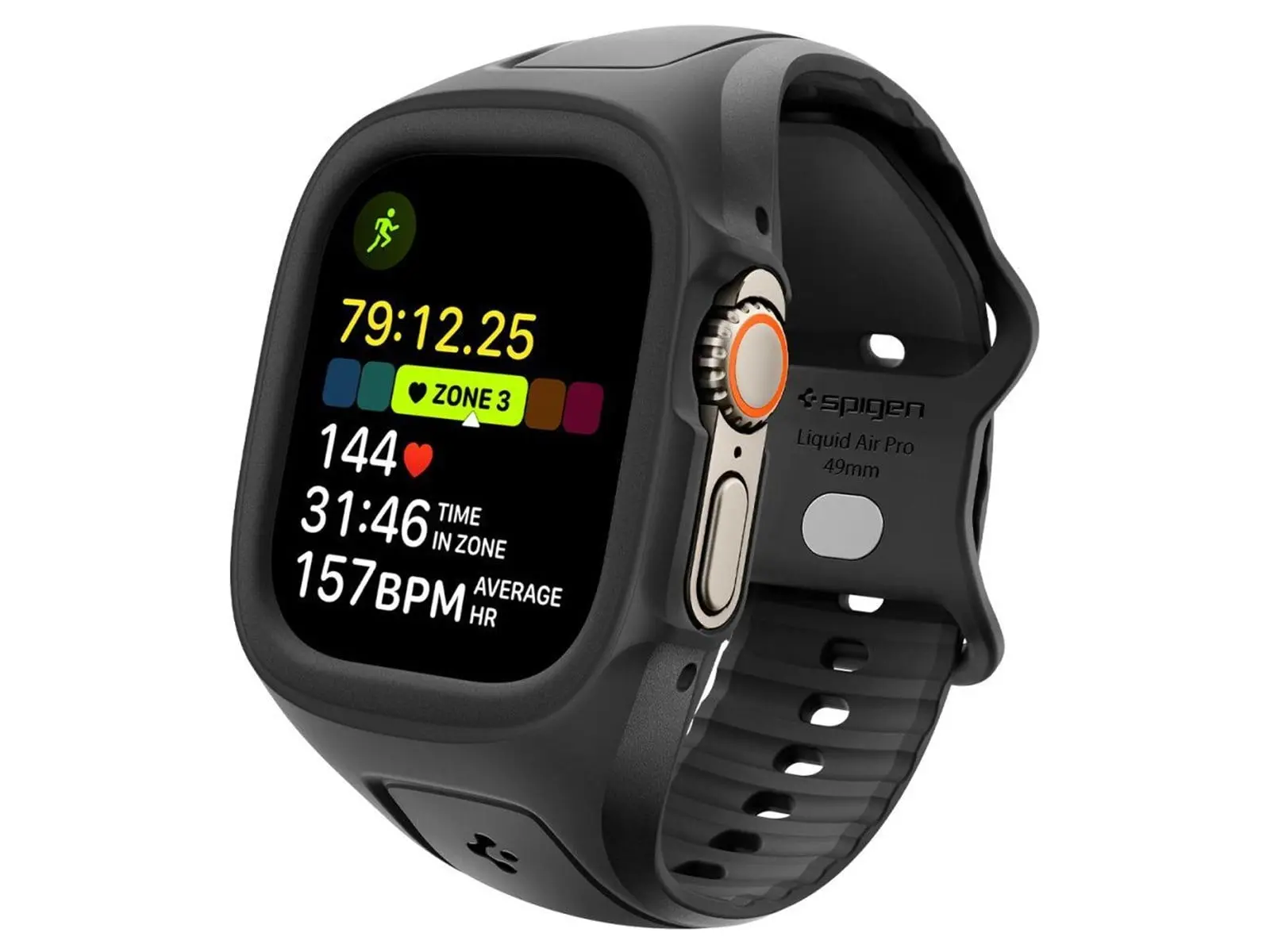Liquid Air Pro Case Apple Watch Ultra 49mm 3rd Gen Black